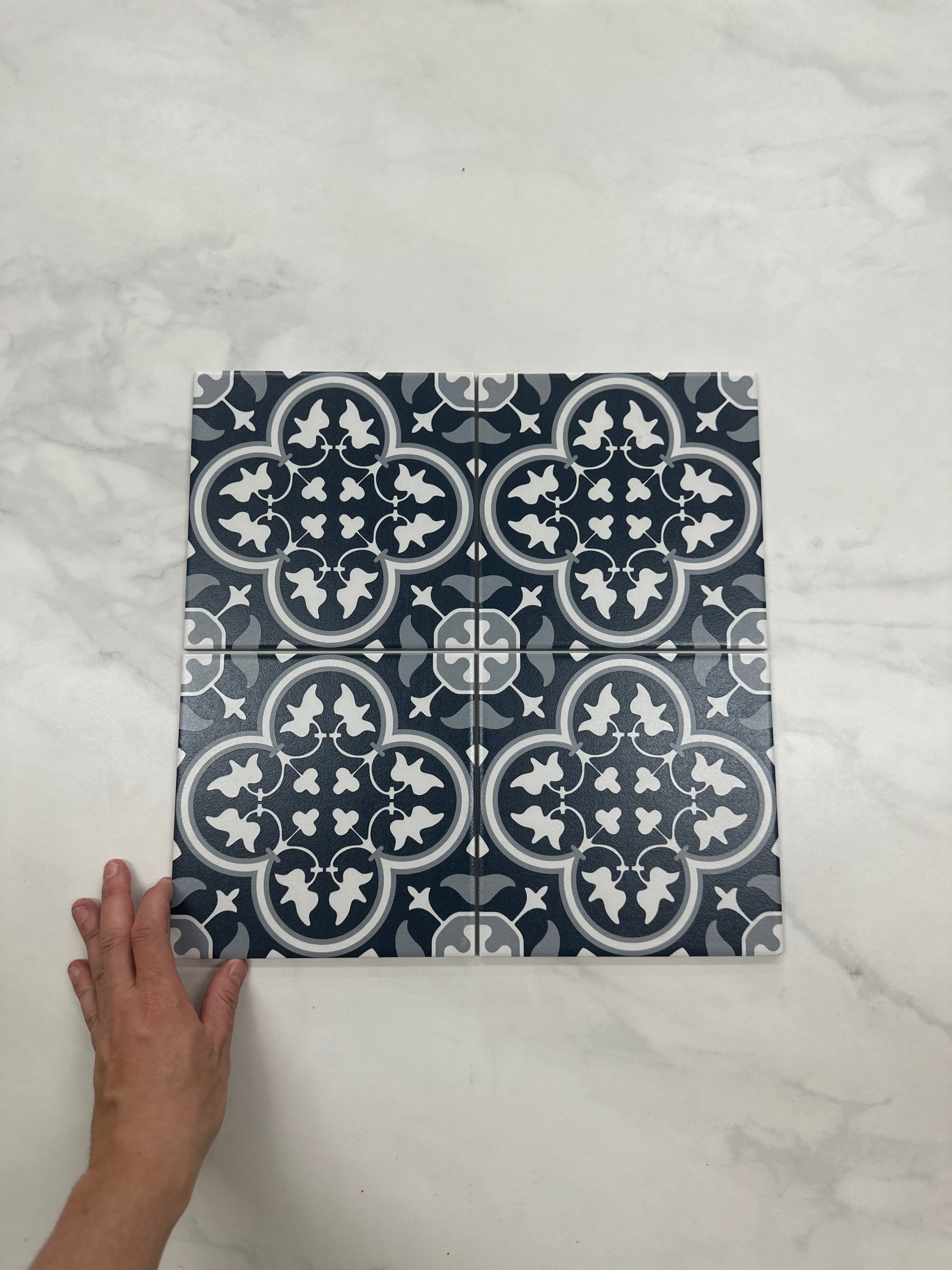 Goodwood - Dark Blue 20x20