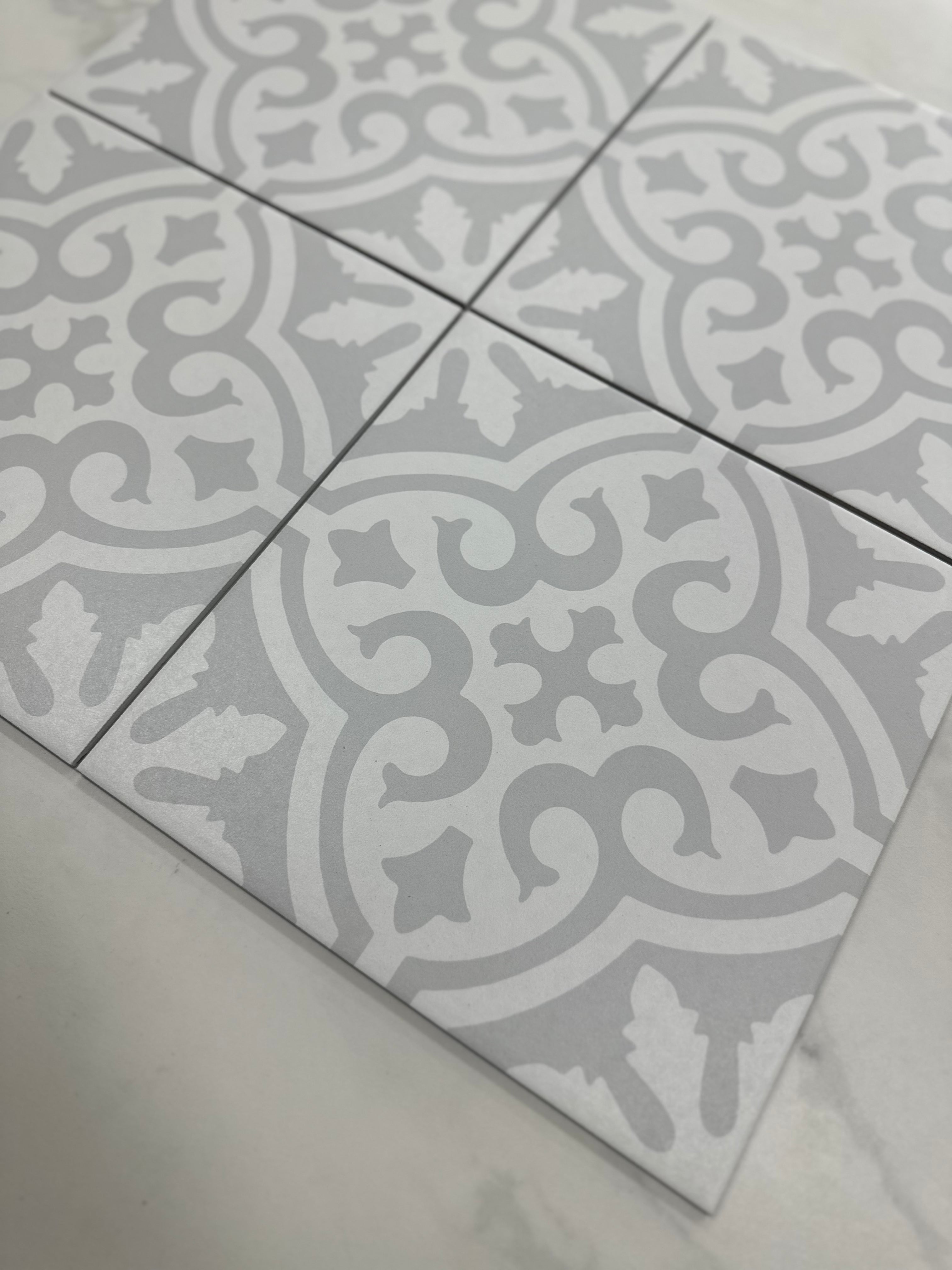 Glenmore - Light Grey 30x30
