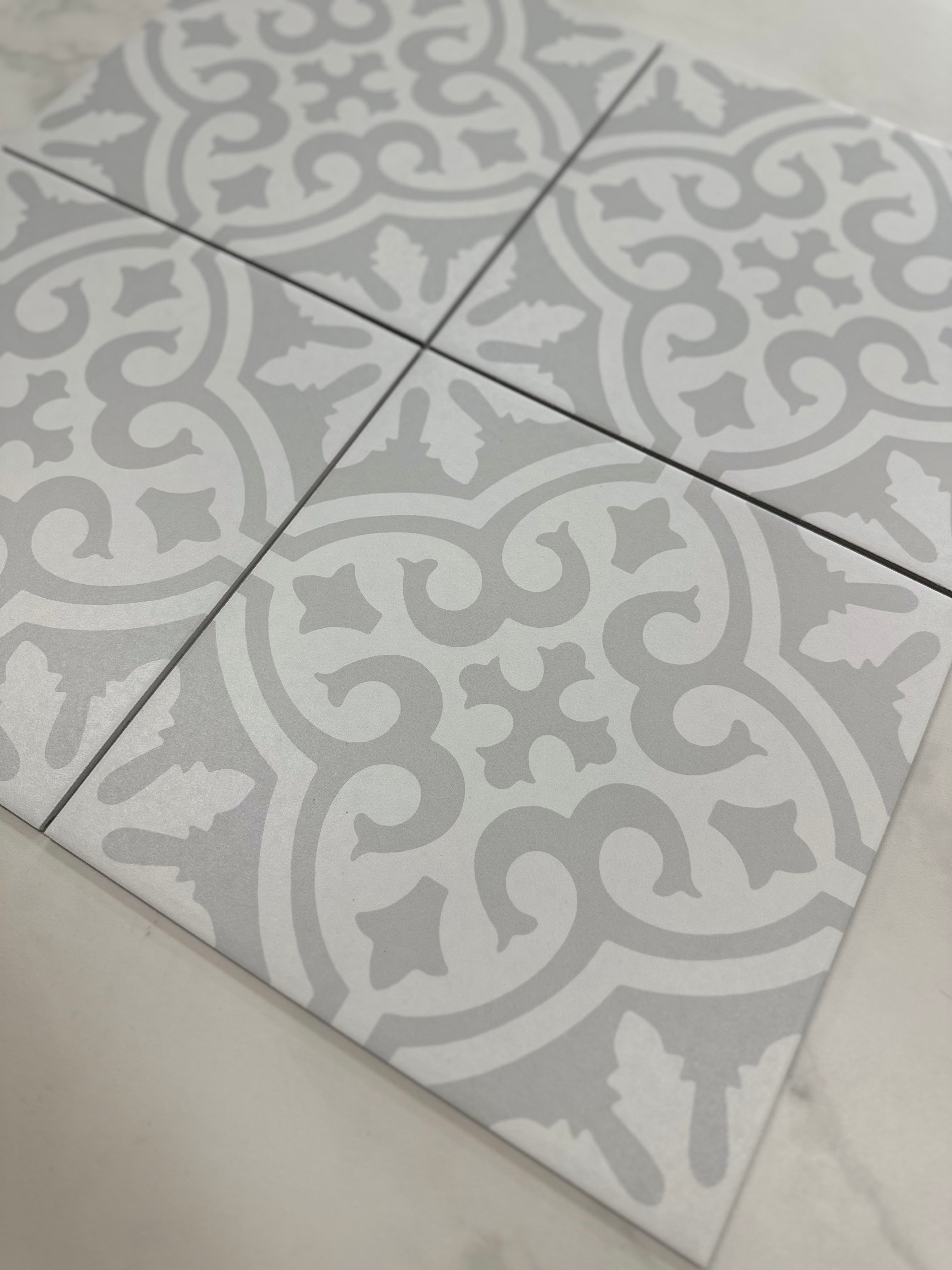 Glenmore - Light Grey 30x30