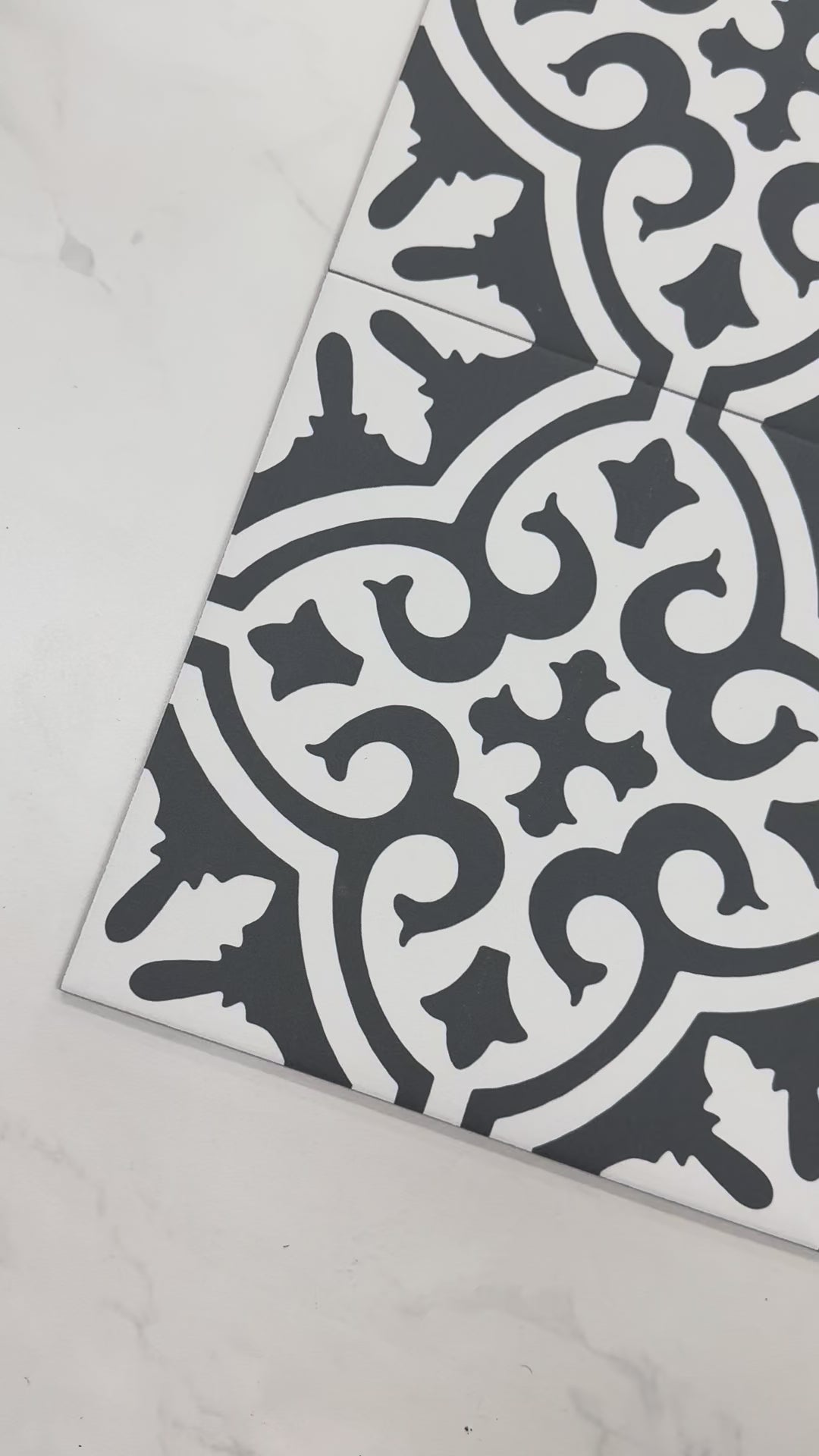 Load video: Glenmore - Charcoal 30x30